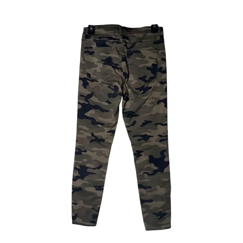 2026. Gap Women's Skinny Fit Camo Jeans Size 27 Multicolor Mid Rise‎ Denim